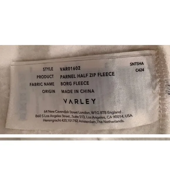Varley Parnel Half Zip Fleece Tunic Size Large - Picture 11 of 14